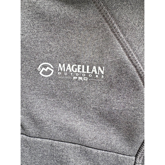 Womens Magellan Outdoors Pro Angler Gaiter Hoodie Gray XS Boyfriend Fit - Picture 2 of 8